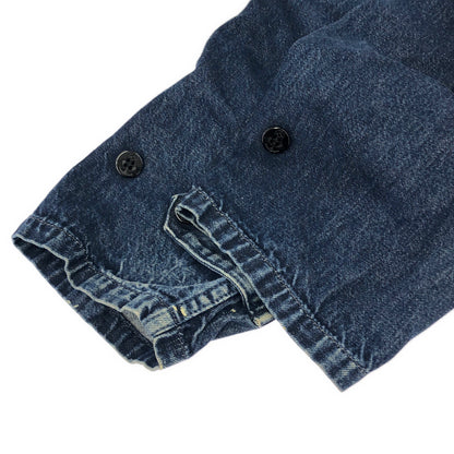 EVISU エヴィス インディゴ デニム フード付き ジャケット コート トップス