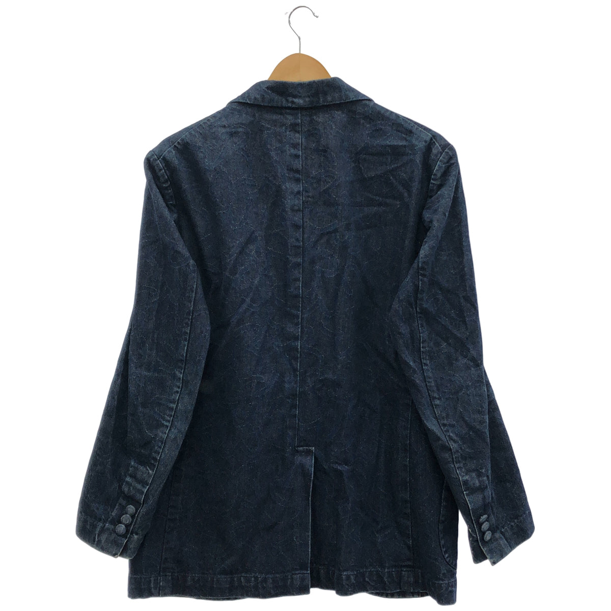 EVISU エヴィス HIDEHIKO YAMANE インディゴ 総柄 デニム テーラードジャケット トップス