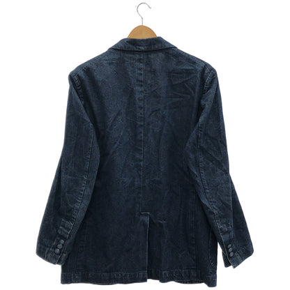 EVISU エヴィス HIDEHIKO YAMANE インディゴ 総柄 デニム テーラードジャケット トップス