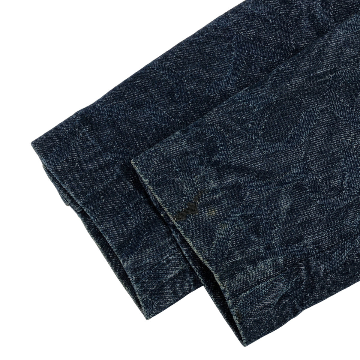 EVISU エヴィス HIDEHIKO YAMANE インディゴ 総柄 デニム テーラードジャケット トップス