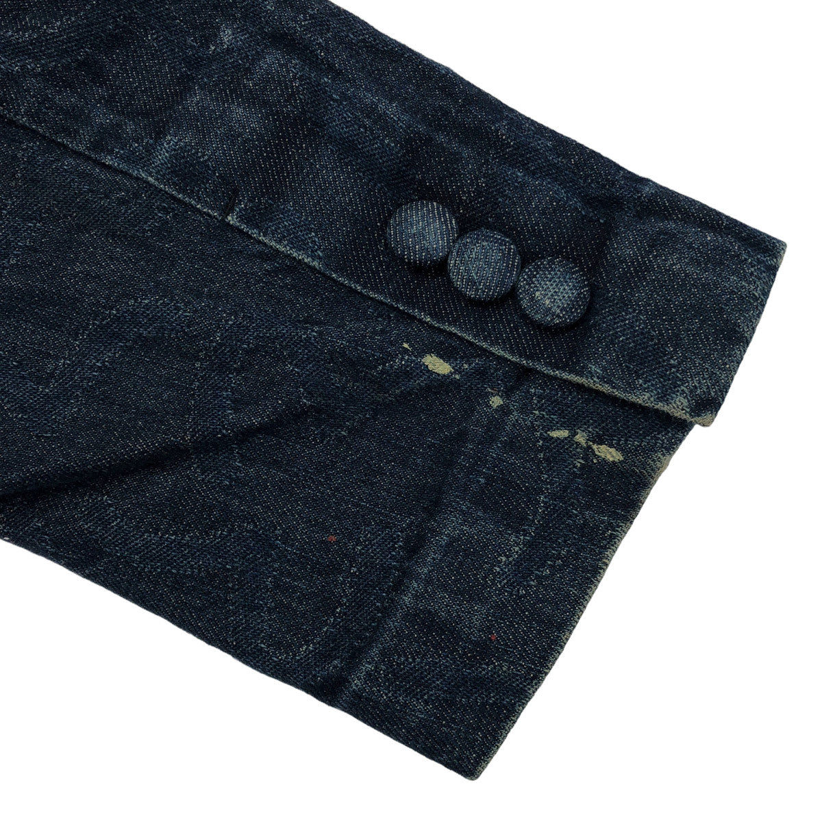 EVISU エヴィス HIDEHIKO YAMANE インディゴ 総柄 デニム テーラードジャケット トップス
