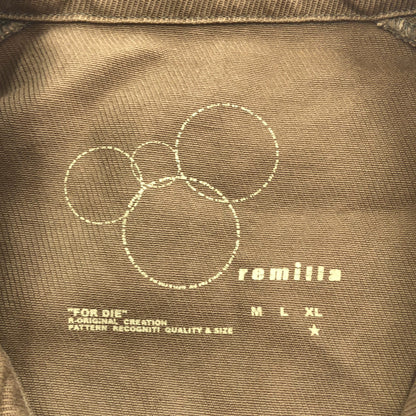 remilla レミーラ カーキ ジップ ワークジャケット トップス