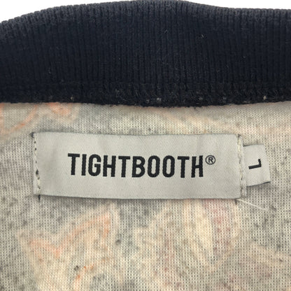 TIGHTBOOTH タイトブース ブラック 22SS PAISLEY VELOUR LONG SLEEVE Tシャツ トップス