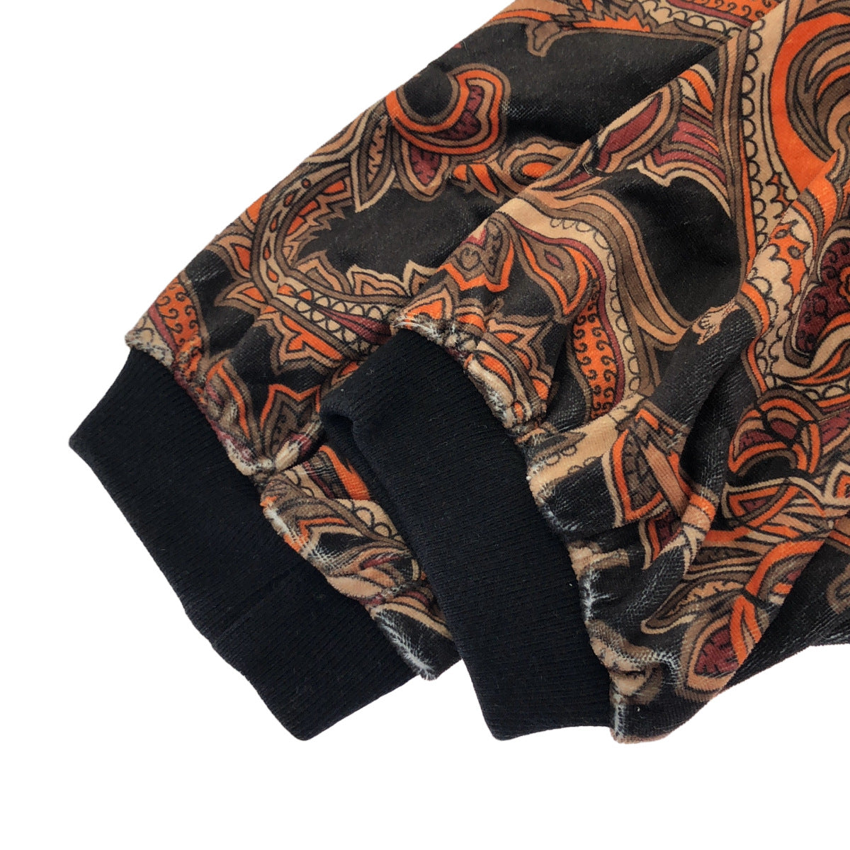 TIGHTBOOTH タイトブース ブラック 22SS PAISLEY VELOUR LONG SLEEVE Tシャツ トップス