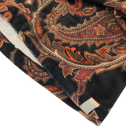 TIGHTBOOTH タイトブース ブラック 22SS PAISLEY VELOUR LONG SLEEVE Tシャツ トップス