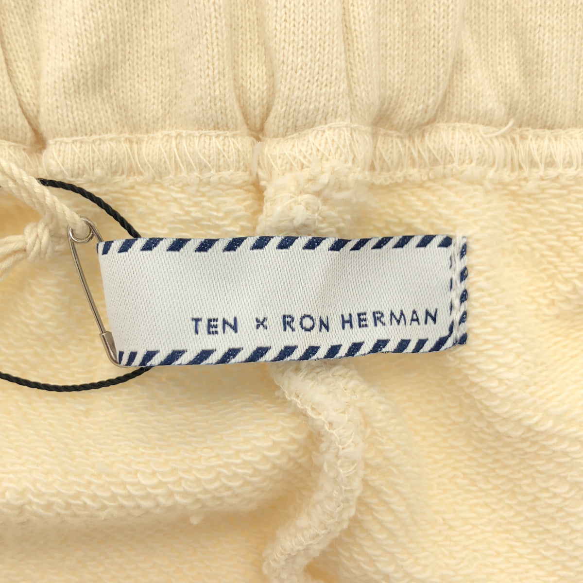 TEN×Ron Herman テンバイロンハーマン 3510600680　アイボリー コットン100　スウェットパンツ ボトムス