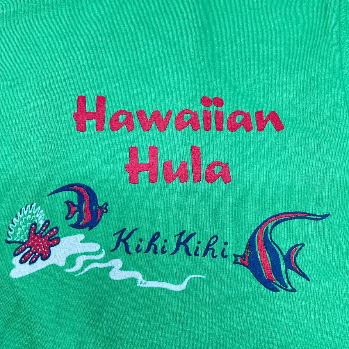 SUN SURF サンサーフ USA製 グリーン HAWAIAN HULA 半袖 Tシャツ トップス