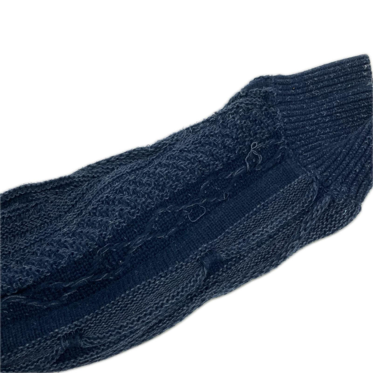 EVISU エヴィス 【EVISUKURO】24AW ネイビー Logo Label Relax Fit ニットセーター トップス