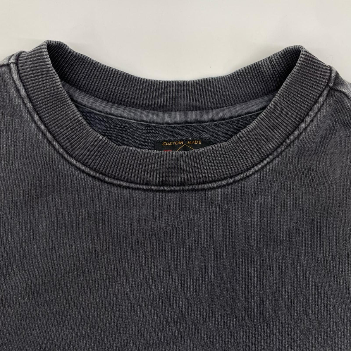 EVISU エヴィス ブラック フェード スカル カモメ プリント ファッションフィット スウェット トップス
