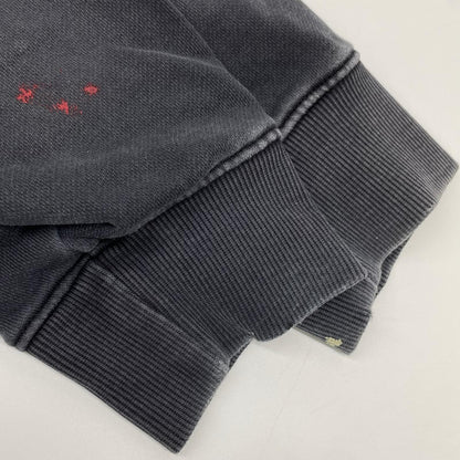EVISU エヴィス ブラック フェード スカル カモメ プリント ファッションフィット スウェット トップス