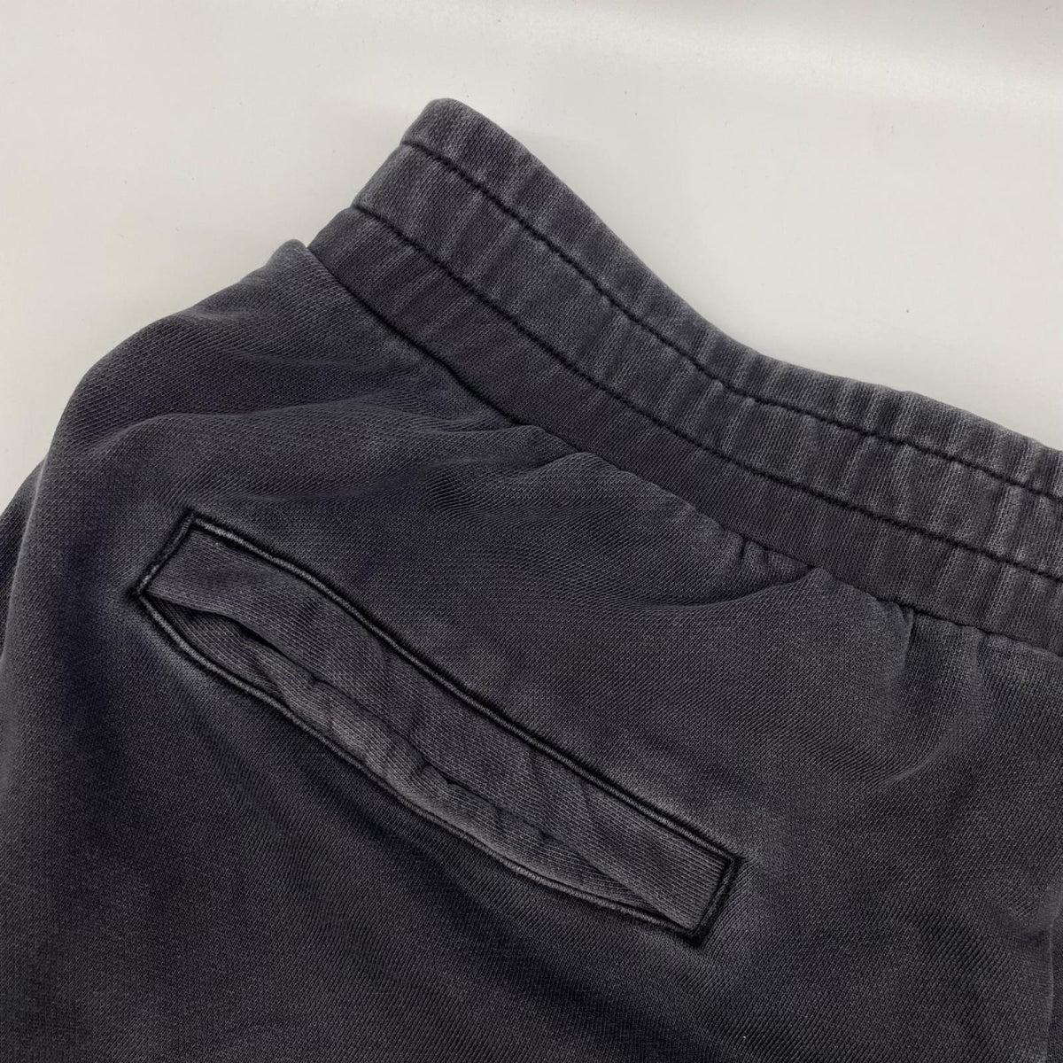 EVISU エヴィス ブラック ウォッシュド大黒プリント ファッションフィット スウェットパンツ ボトムス