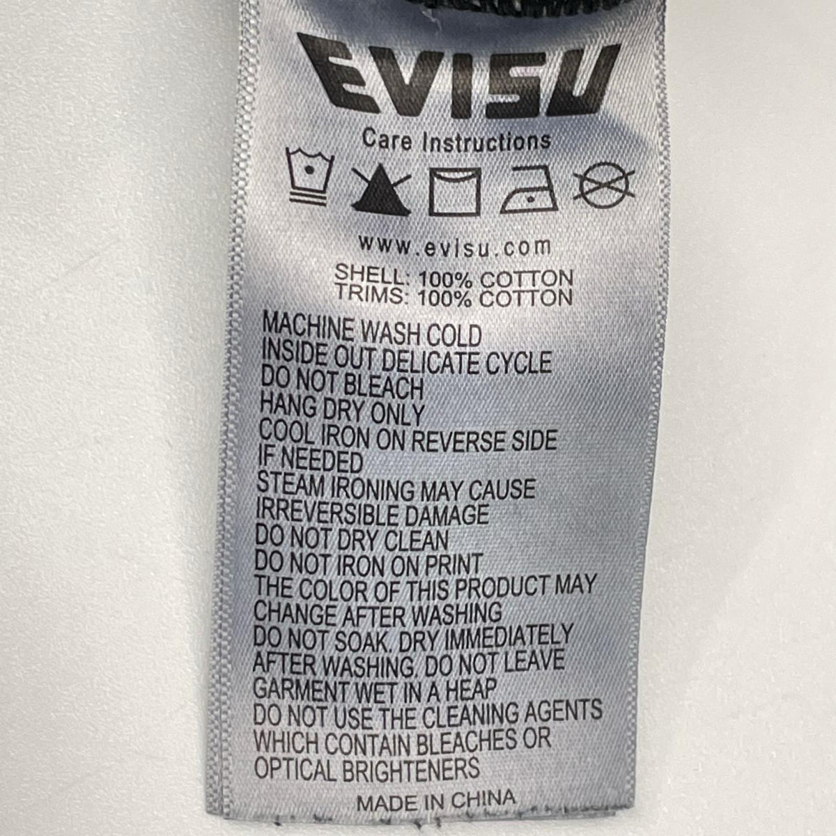 EVISU エヴィス ブラック ウォッシュド大黒プリント ファッションフィット スウェットパンツ ボトムス