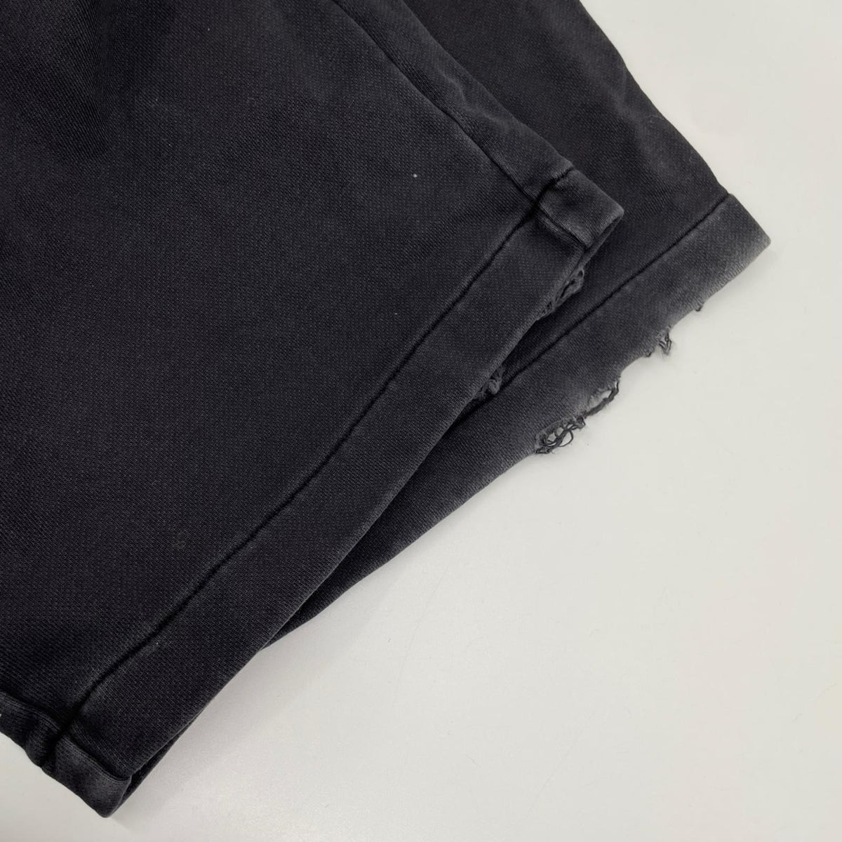 EVISU エヴィス ブラック ウォッシュド大黒プリント ファッションフィット スウェットパンツ ボトムス