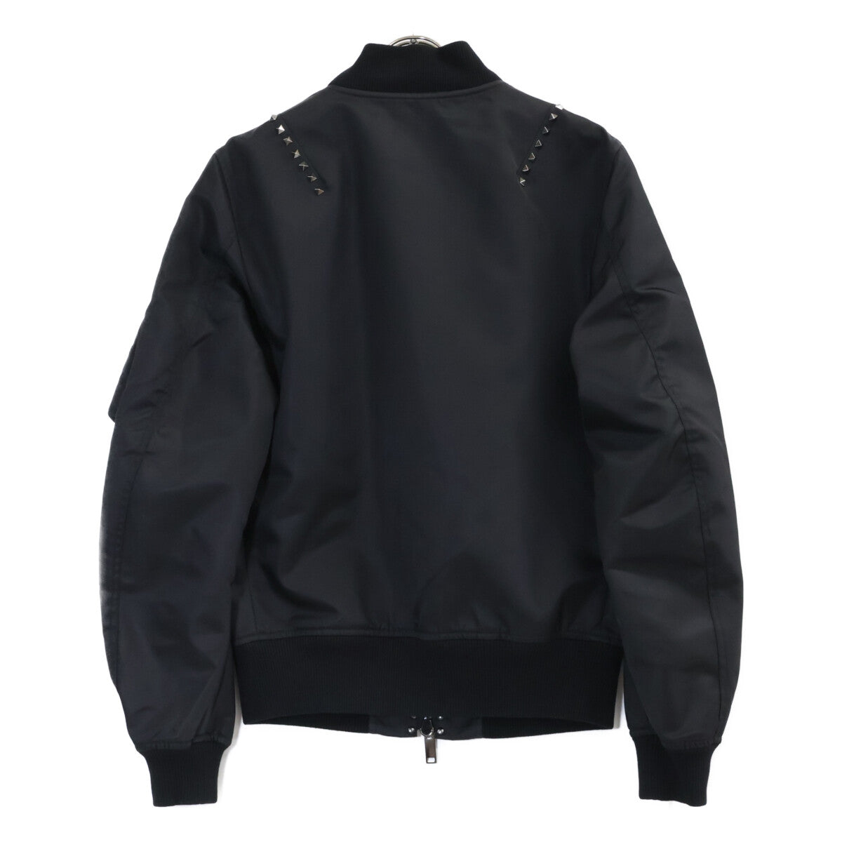 VALENTINO ヴァレンティノ MV3CI1602KP ブラック ロックスタッズ MA-1 ボンバージャケット ジャケット