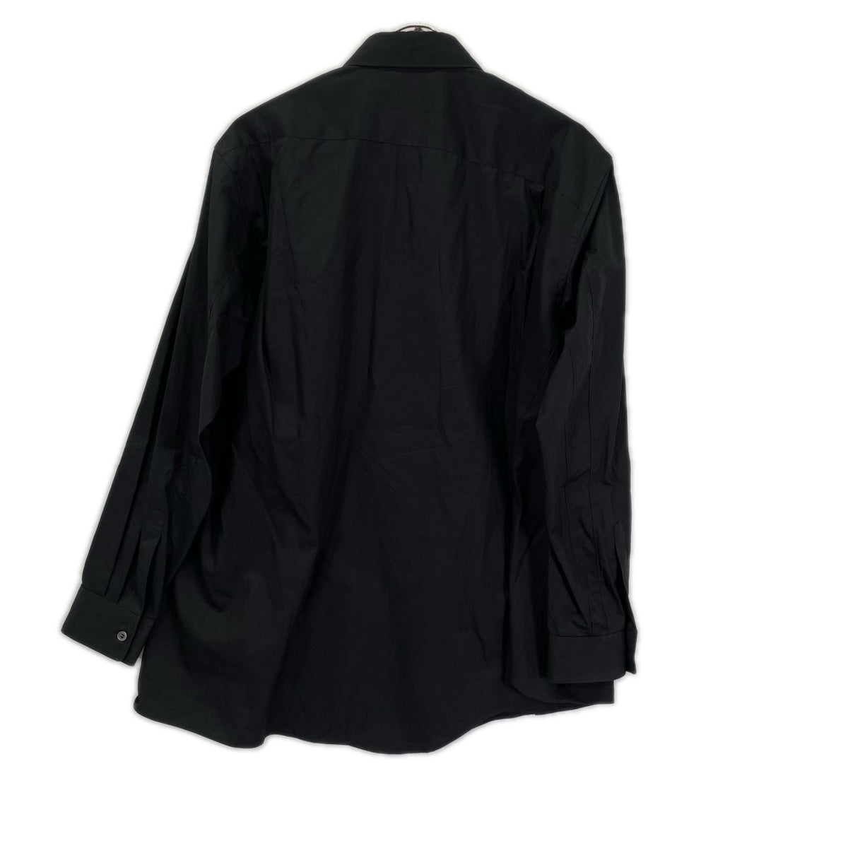 BLACKCOMMEdesGARCONS ブラックコムデギャルソン 1M-B030 ブラック コットン ねじれ長袖シャツ トップス