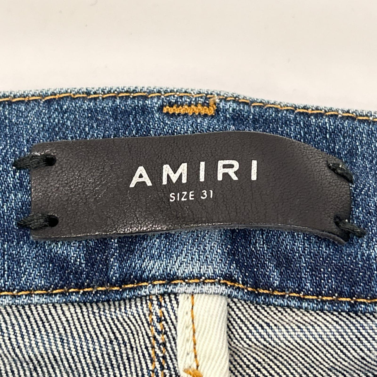 AMIRI アミリ インディゴ ダメージ デニム スキニー パンツ ボトムス