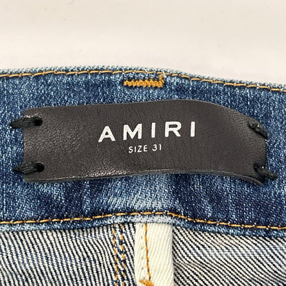 AMIRI アミリ インディゴ ダメージ デニム スキニー パンツ ボトムス
