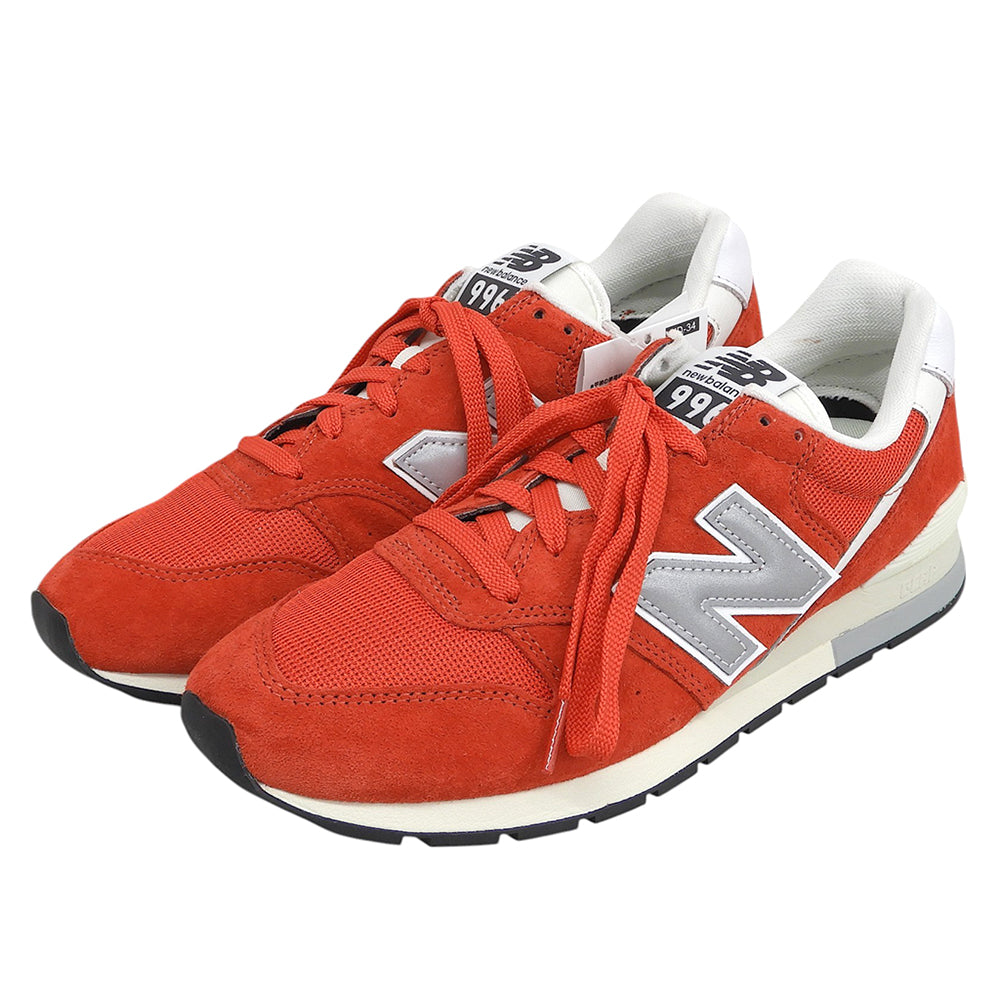 NEW BALANCE ニューバランス 未使用 996 スエード スニーカー シューズ メンズ レッド 26.5cm CM996CJ2 シューズ