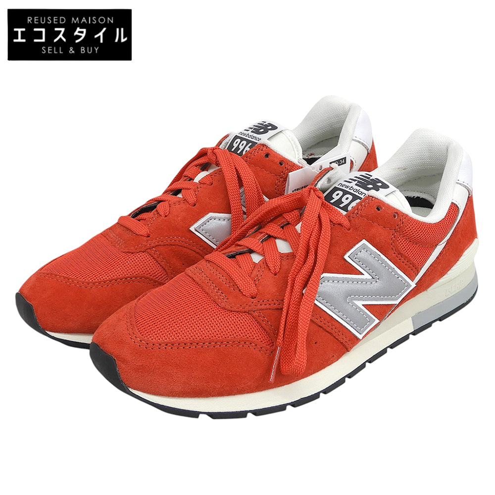 NEW BALANCE ニューバランス 未使用 996 スエード スニーカー シューズ メンズ レッド 26.5cm CM996CJ2 シューズ