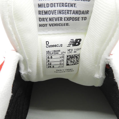 NEW BALANCE ニューバランス 未使用 996 スエード スニーカー シューズ メンズ レッド 26.5cm CM996CJ2 シューズ