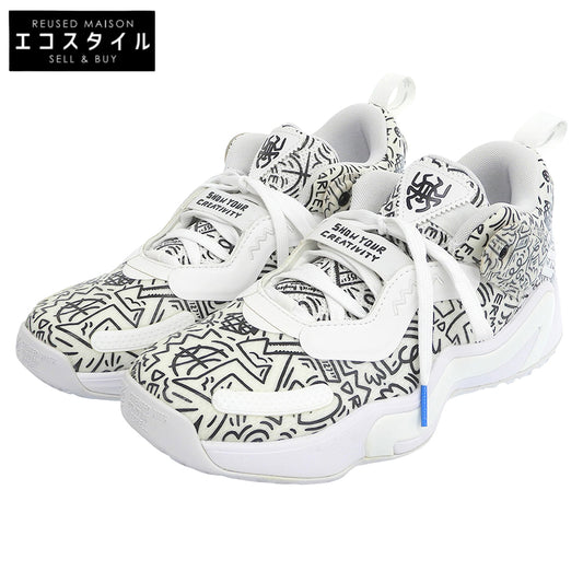 adidas アディダス 美品 D.O.N. ISSUE スニーカー シューズ メンズ ホワイト/ブラック 26.5cm GW3648 シューズ