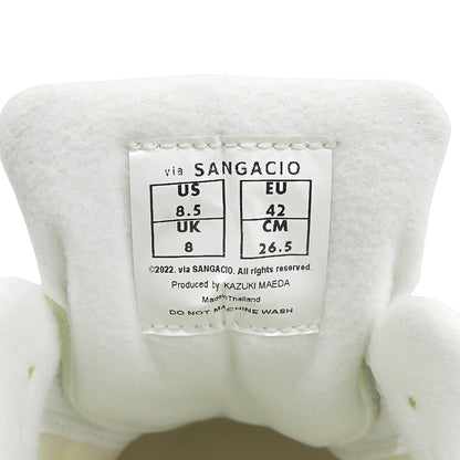 sangacio サンガッチョ 未使用 にゅ～ずde スニーカー シューズ メンズ ホワイト×レッド 26.5cm シューズ