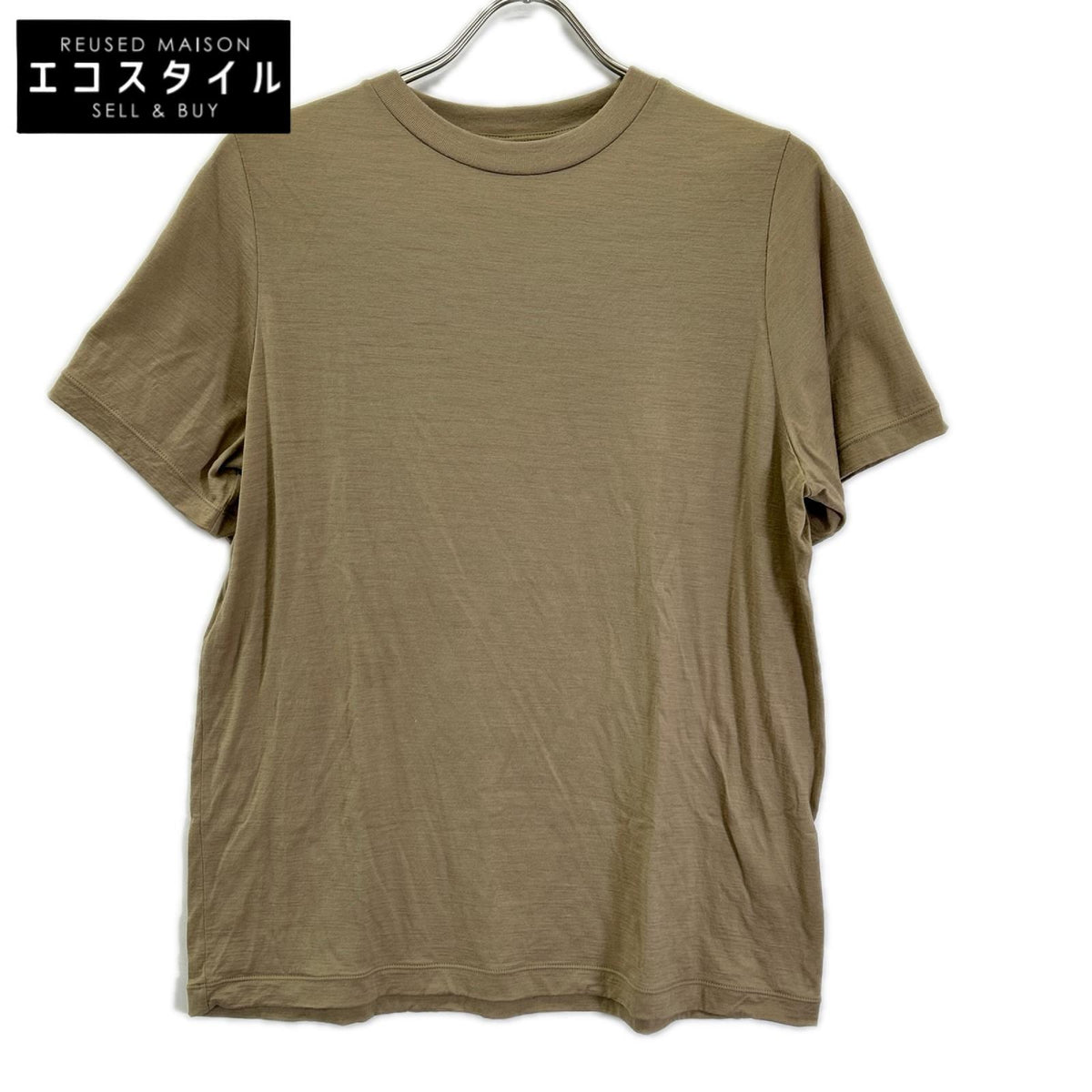 MUSE ミューズ 25年製 ベージュ プライム ウール Tシャツ トップス