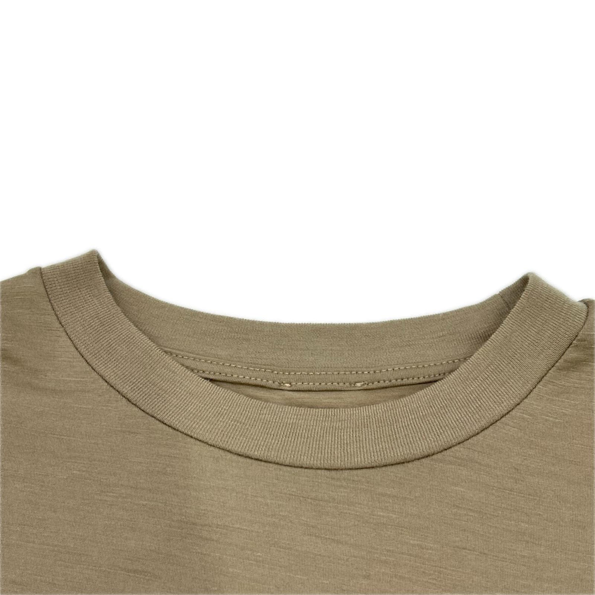 MUSE ミューズ 25年製 ベージュ プライム ウール Tシャツ トップス