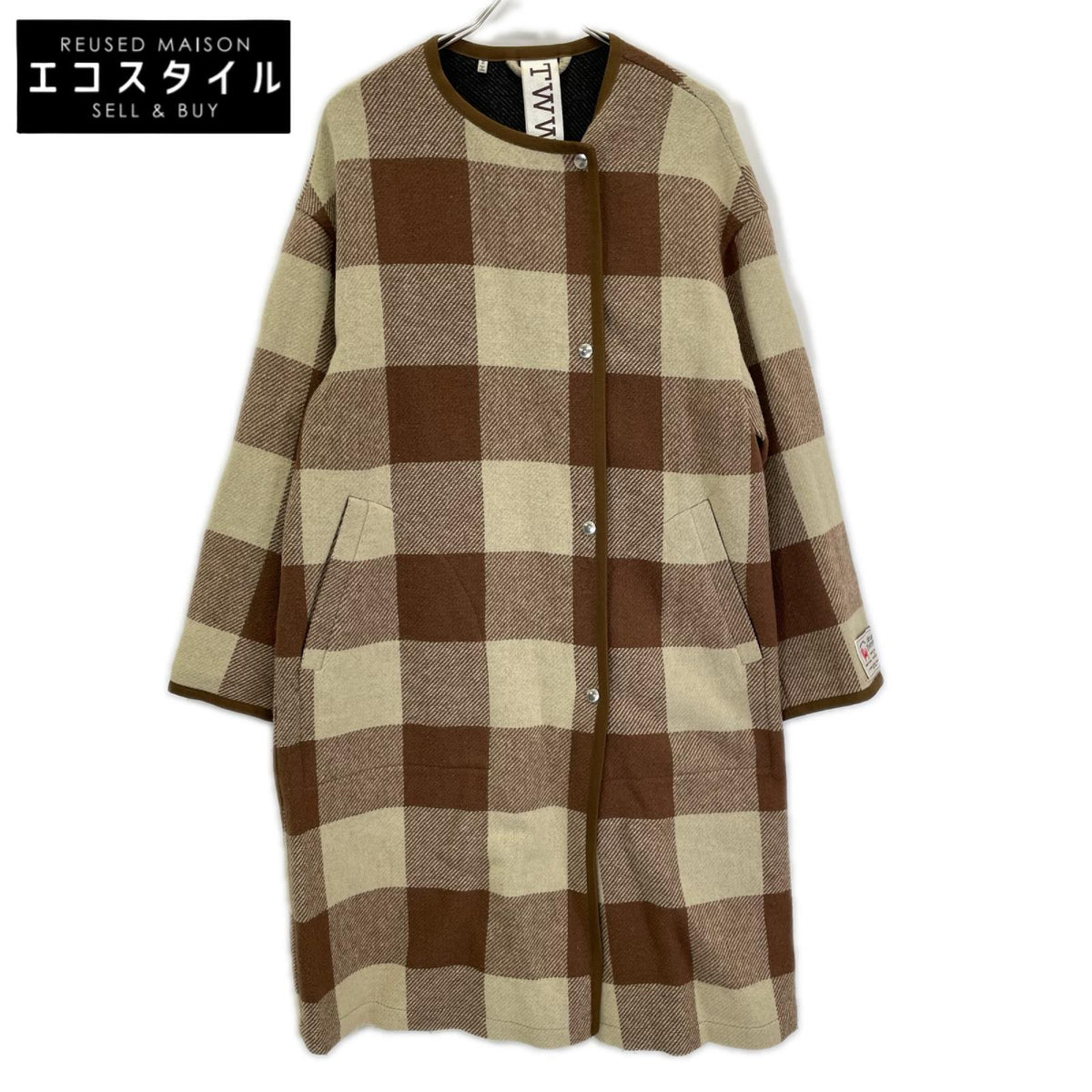 TRADITIONAL WEATHERWEAR トラディショナルウェザーウェア L202APFCO0177HT ブラウン×ベージュ ヒートツイード アークリーロング コート コート