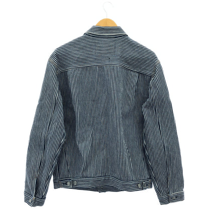 KOJIMA GENES 児島ジーンズ RNB-5500 ブルー×ホワイト ストライプ ヒッコリージャケット トップス