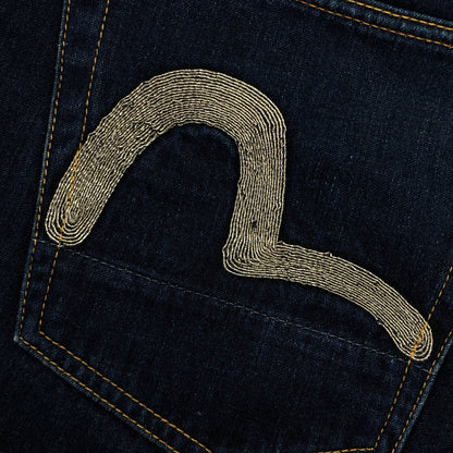 EVISU エヴィス インディゴ カモメプリント デニムパンツ ボトムス
