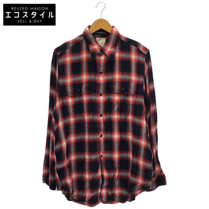 MADISON BLUE マディソンブルー MB171-5024 レッド×ネイビー HAMPTON OMBRE RAYON SHIRT トップス