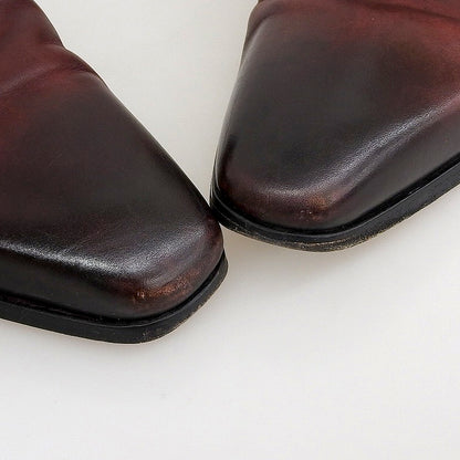 MAGNANNI マグナーニ ホールカット スパーク レザーシューズ メンズ バーガンディ レッド EU41 25223 シューズ