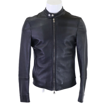 EMMETI エンメティー ｘ干場義雅【新品同様/国内正規】H UOMO アッカ ウォモ ラムスキン シングルライダースジャケット ジャケット