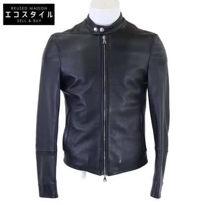 EMMETI エンメティー ｘ干場義雅【新品同様/国内正規】H UOMO アッカ ウォモ ラムスキン シングルライダースジャケット ジャケット