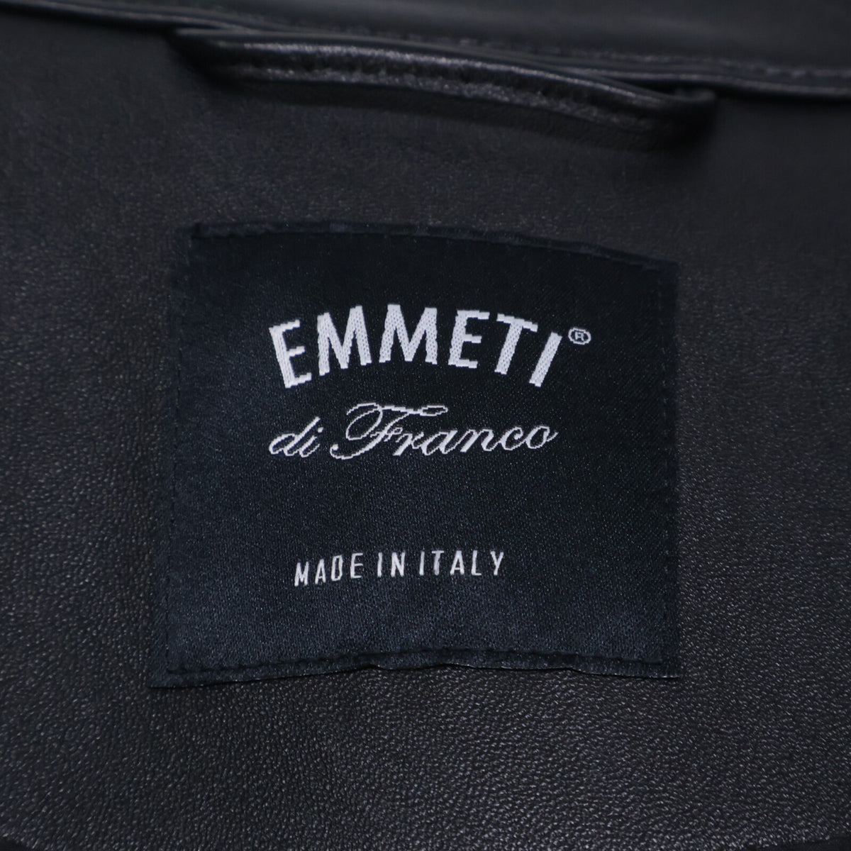EMMETI エンメティー ｘ干場義雅【新品同様/国内正規】H UOMO アッカ ウォモ ラムスキン シングルライダースジャケット ジャケット