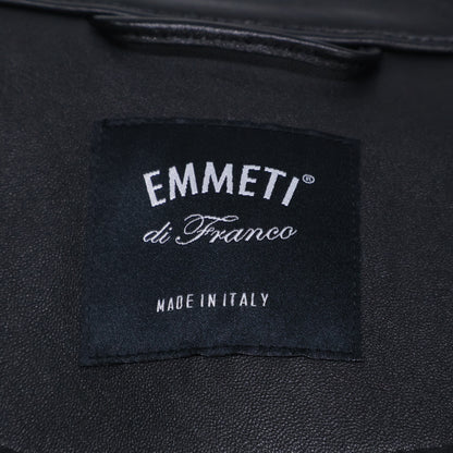EMMETI エンメティー ｘ干場義雅【新品同様/国内正規】H UOMO アッカ ウォモ ラムスキン シングルライダースジャケット ジャケット