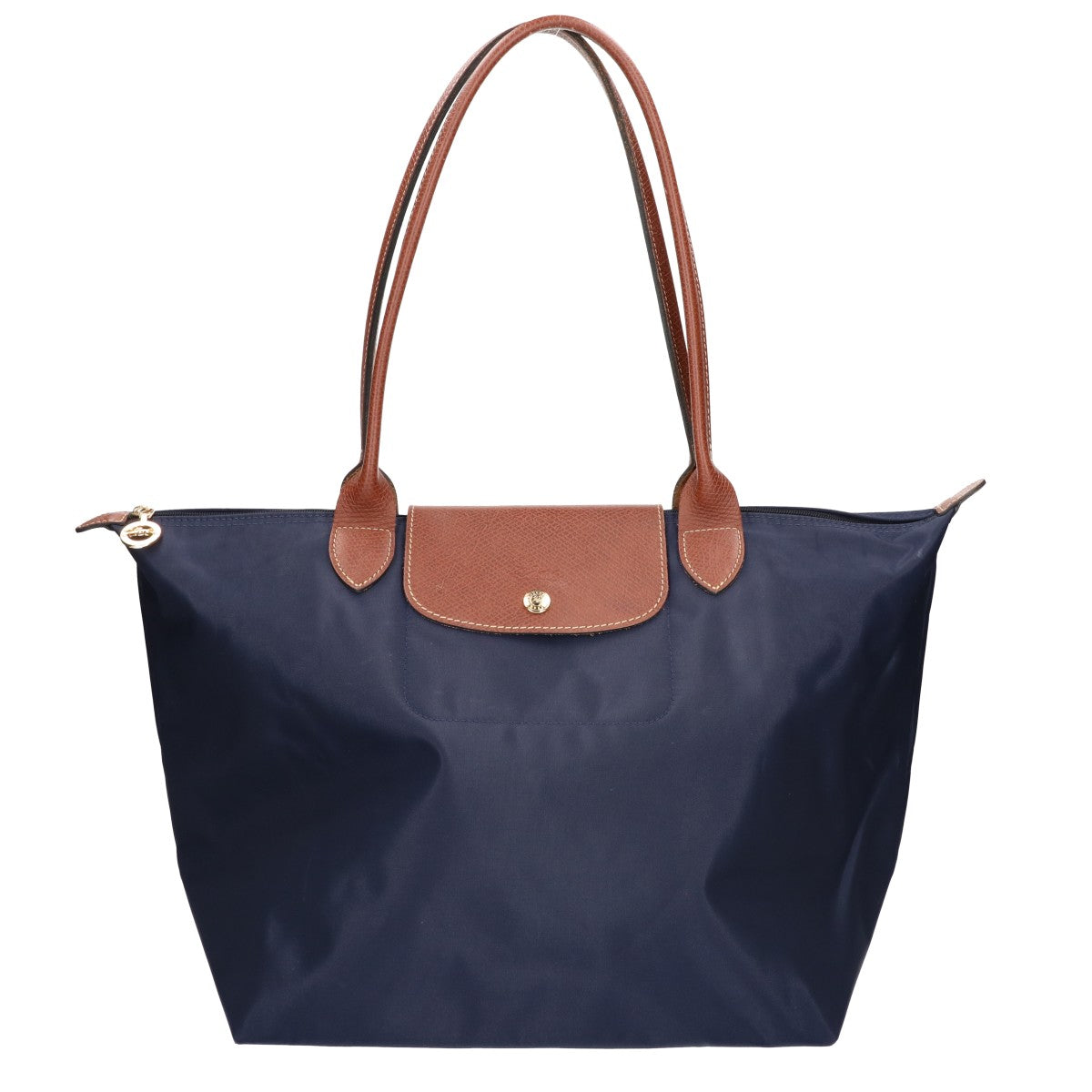 Longchamp ロンシャン ル プリアージュ オリジナル L ポリアミドキャンバス x レザー トートバッグ