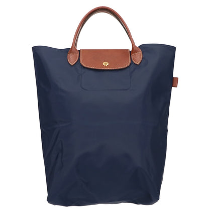 Longchamp ロンシャン ル プリアージュ オリジナル M 再生ポリアミドキャンバス x レザー トートバッグ