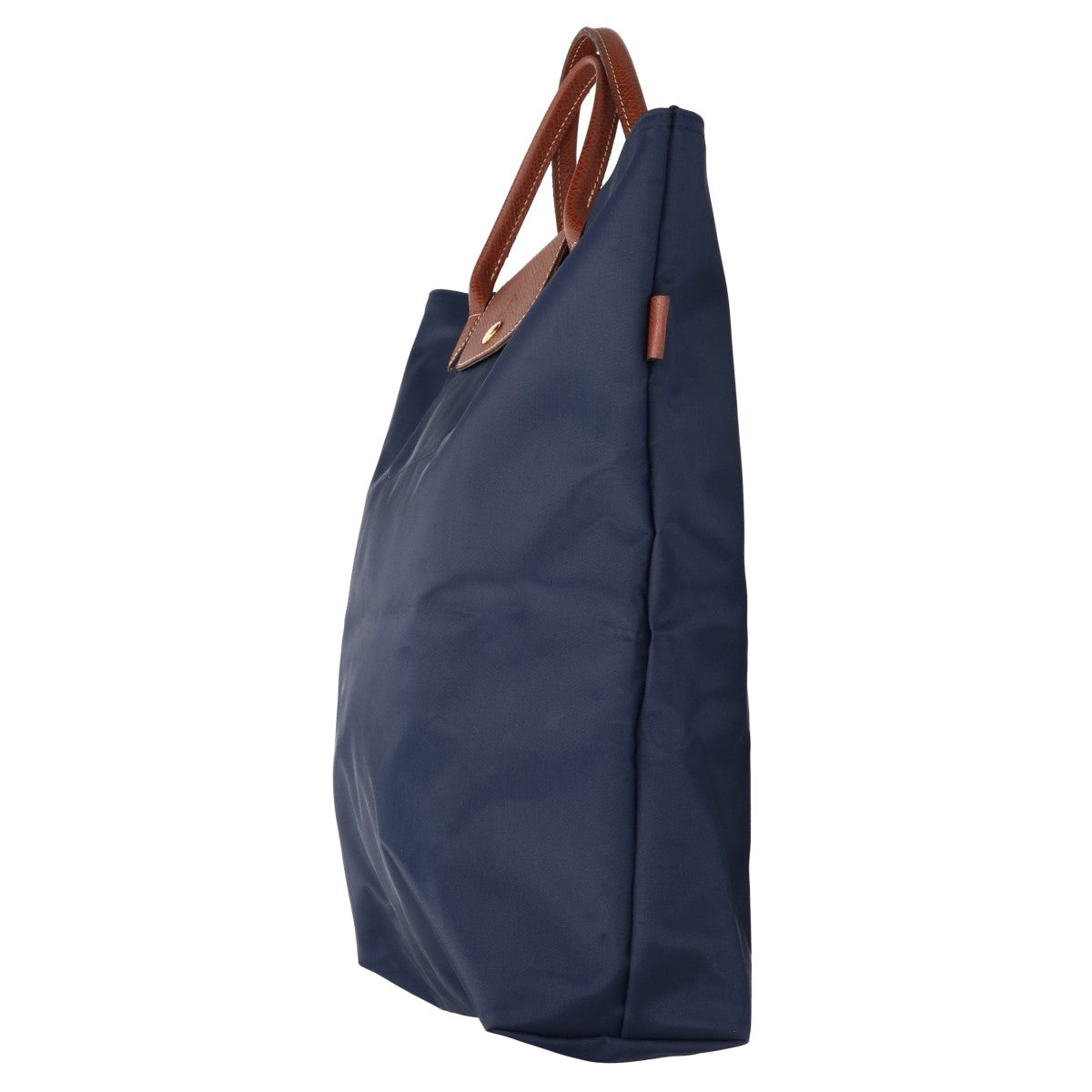 Longchamp ロンシャン ル プリアージュ オリジナル M 再生ポリアミドキャンバス x レザー トートバッグ