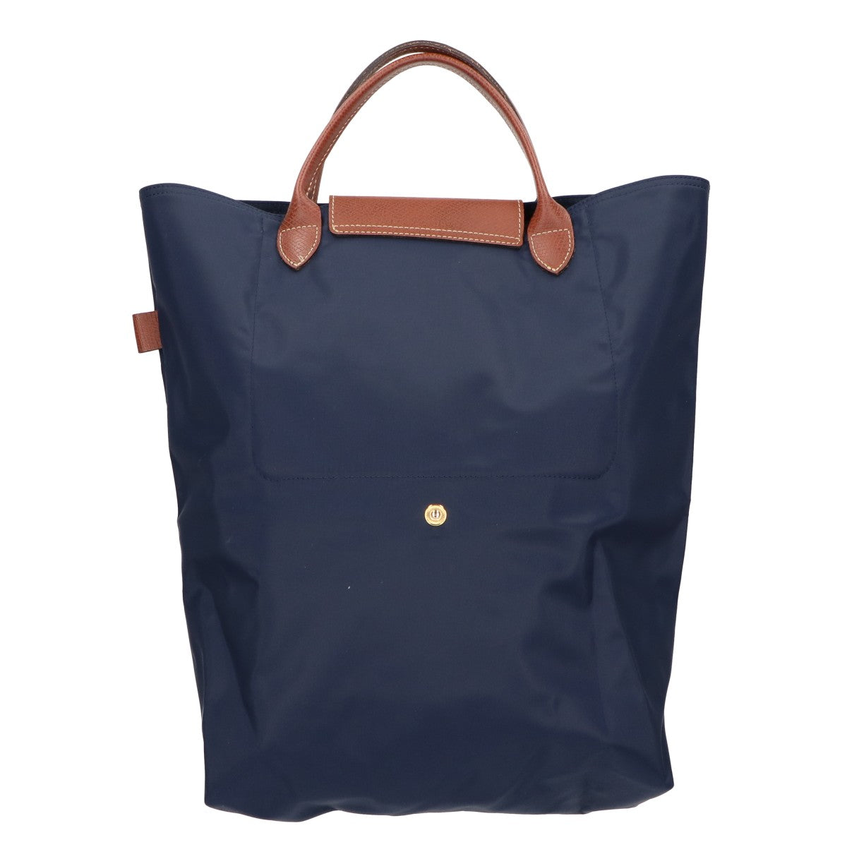 Longchamp ロンシャン ル プリアージュ オリジナル M 再生ポリアミドキャンバス x レザー トートバッグ