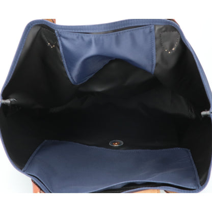Longchamp ロンシャン ル プリアージュ オリジナル M 再生ポリアミドキャンバス x レザー トートバッグ