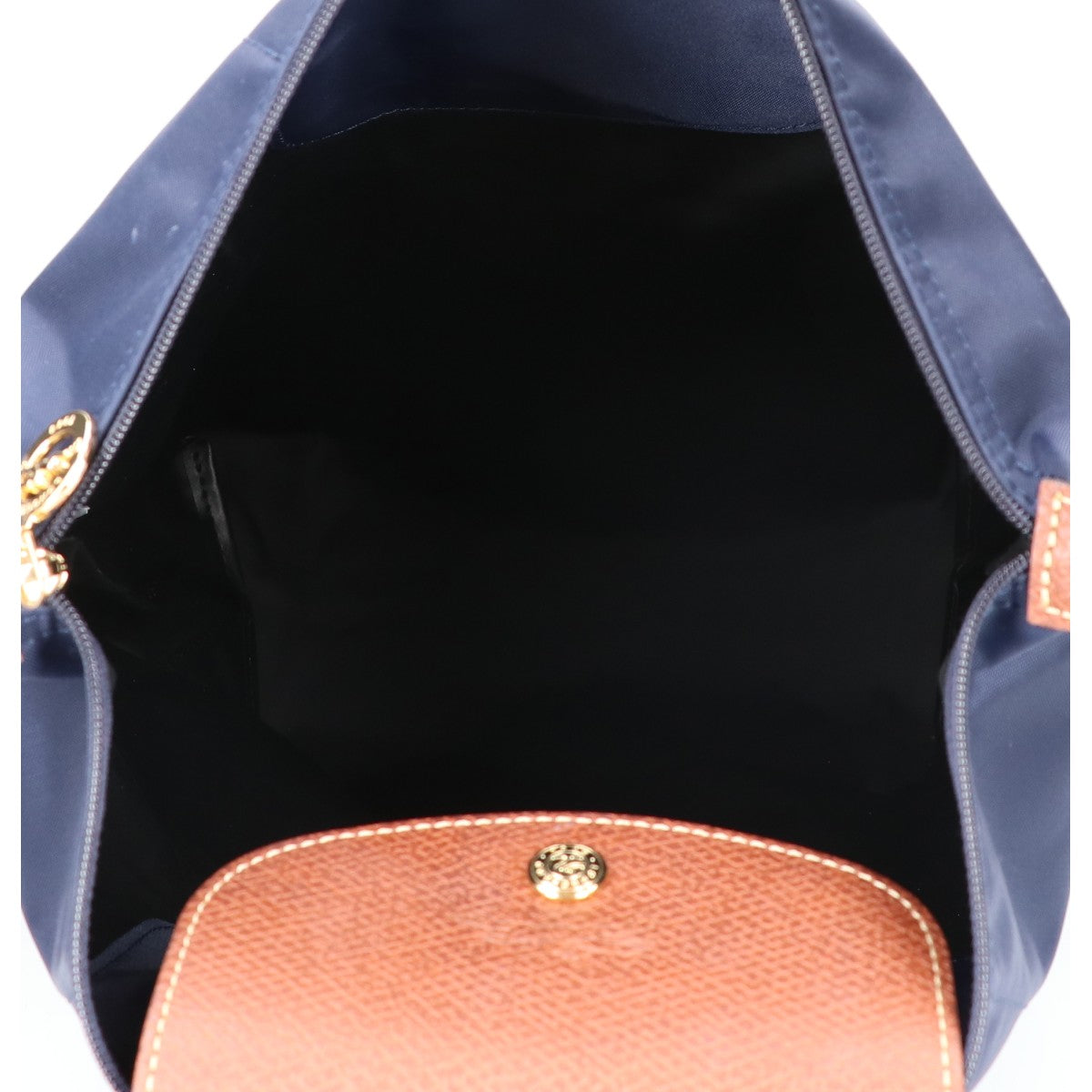 Longchamp ロンシャン 【美品】ル プリアージュ オリジナル M ポリアミドキャンバスｘレザー バックパック リュック バックパック