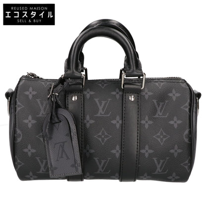 LOUIS VUITTON ルイヴィトン M46271 モノグラムエクリプス キーポルバンドリエール25 ハンドバッグ