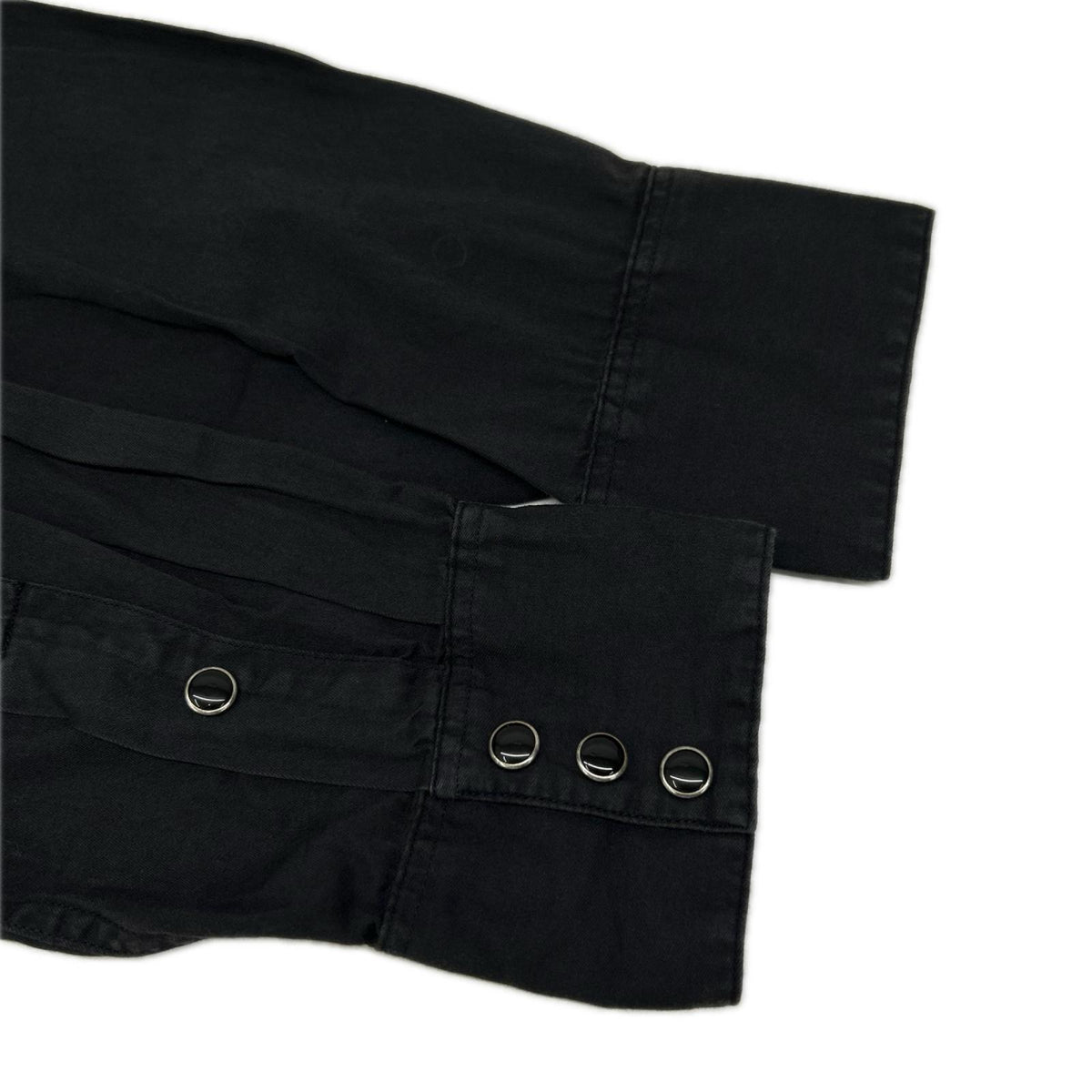 RRL ダブルアールエル ブラック コットンボタン コンチョボタン ウエスタンシャツ トップス