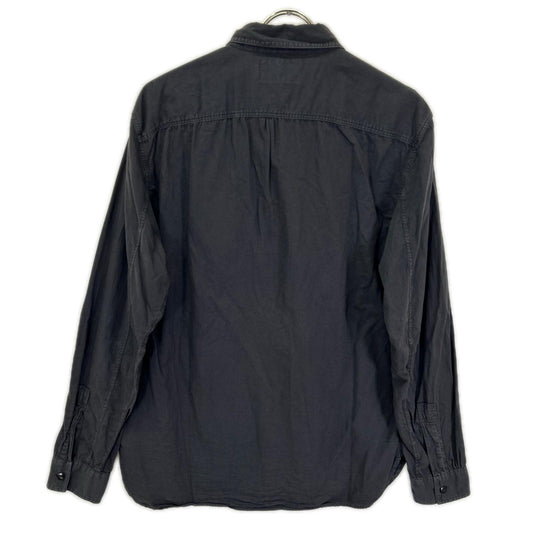 RRL ダブルアールエル ブラック コットン100 猫目ボタン RAILMAN WORK SHIRT トップス