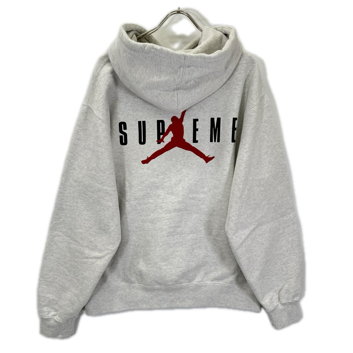 JORDAN ジョーダン ×Supreme HF0836-051 24AW グレー ロゴマーク スウェットフーディー トップス