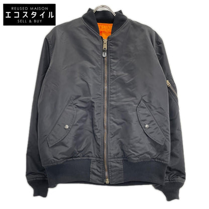 THE REAL MCCOY'S ザリアルマッコイズ MJ24930 ブラック ナイロン MA-1 フライトジャケット ジャケット