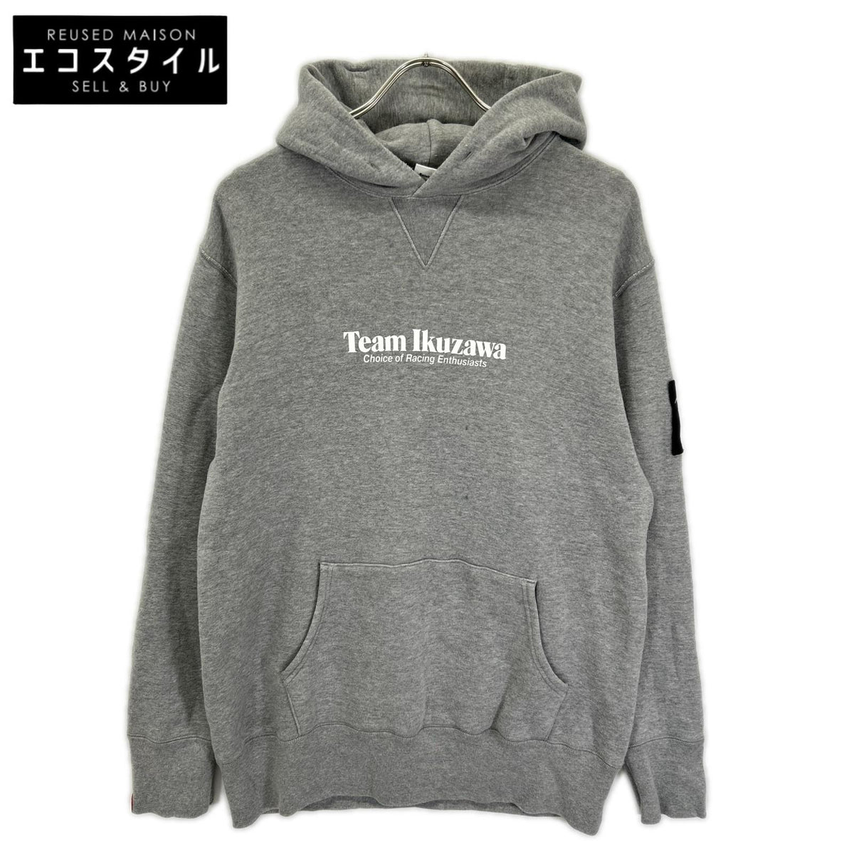 loopwheeler ループウィラー ×Team Ikuzawa グレー 両V パーカー トップス