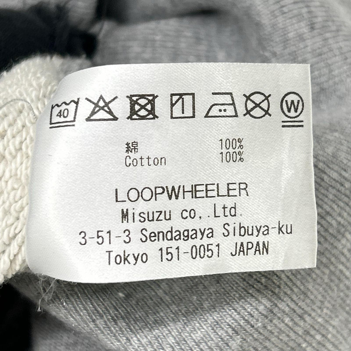 loopwheeler ループウィラー ×Team Ikuzawa グレー 両V パーカー トップス